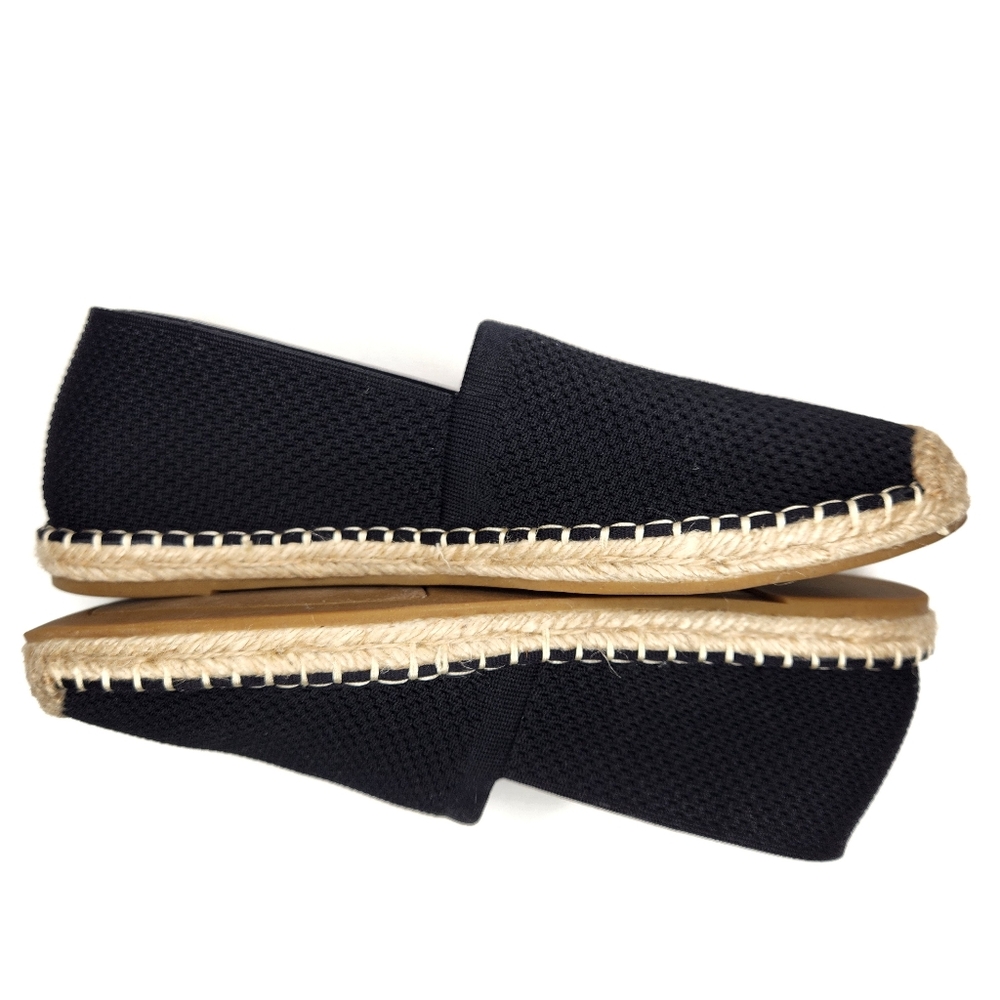 Eileen Fisher Black Canvas Espadrilles Womans 9 - Picture 5 of 7